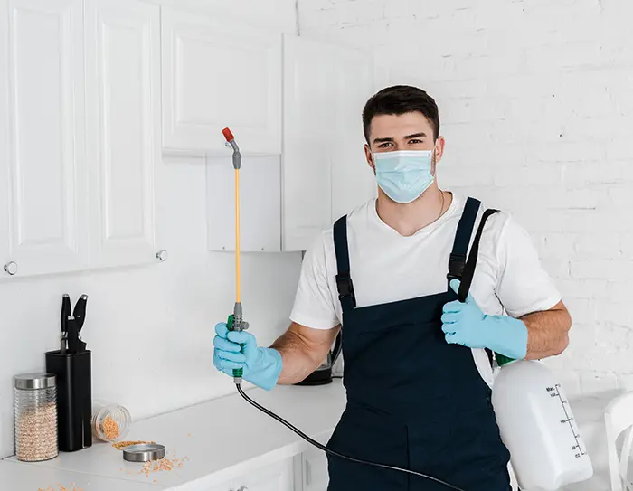 Termite experts in Sydney with equipment ready for service.
